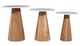 Jofran Inc. Nolan 3-Piece White Top Table with Natural Base Set-1