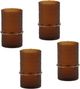 Dovetail Furniture Ilberton 4-Piece Small Amber Vase Set-0