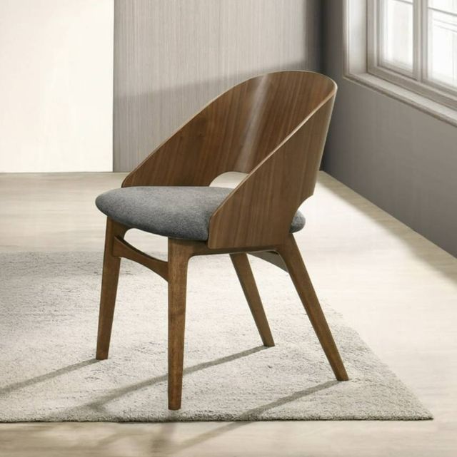 ACME Furniture Delmon 2-Piece Dark Walnut Side Chair Set-1