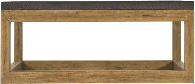 Hooker® Furniture Big Sky Furrowed Bark Cocktail Table with Vintage Natural Base-2