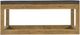 Hooker® Furniture Big Sky Furrowed Bark Cocktail Table with Vintage Natural Base-3