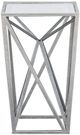 Olliix by Madison Park Silver Zee Angular Mirror Accent Table-1
