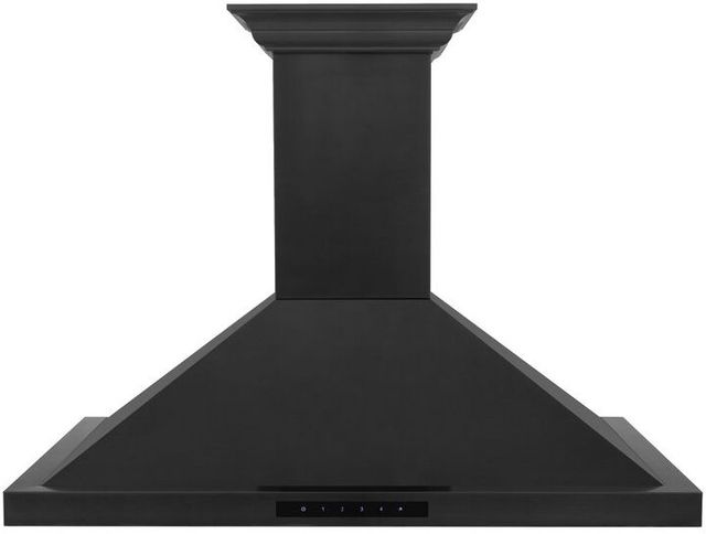 ZLINE 42" Black Stainless Steel Wall Mounted Range Hood-0