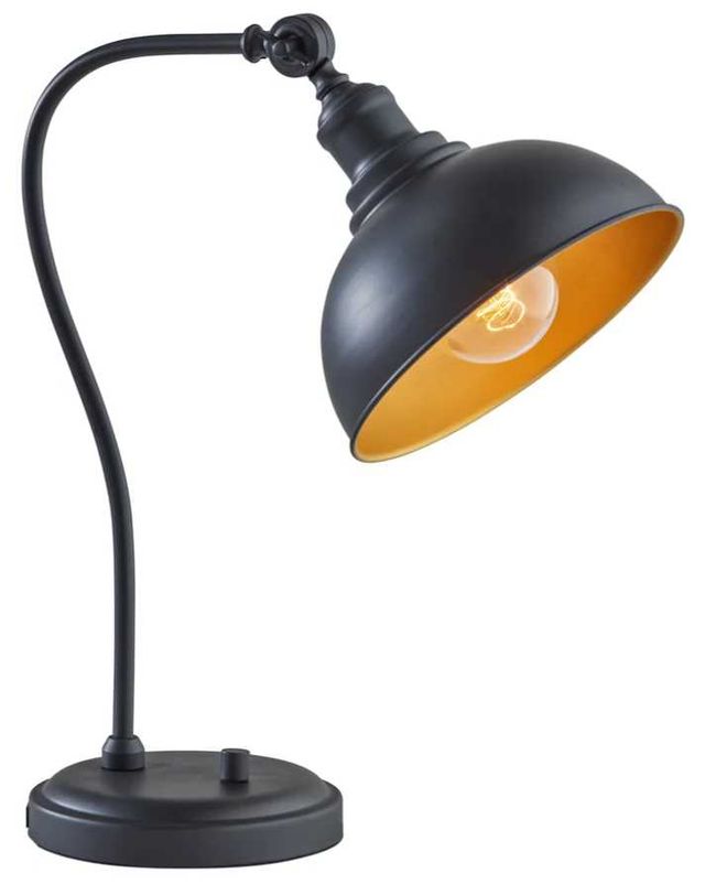 Adesso® Wallace Black Desk Lamp-0
