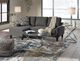 Signature Design by Ashley® Jarreau Gray Queen Sofa Chaise Sleeper-4