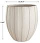Uttermost® Ridgehaven White Ceramic Indoor-Outdoor Planter-2