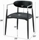 ACME Furniture Gavan 2-Piece Black Upholstered Arm Chair Set-2