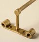 Magnolia Home by Joanna Gaines Duke Brass Rail with Hooks-4