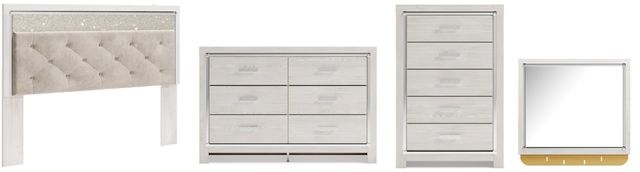 Signature Design by Ashley® Altyra 4-Piece White King Bedroom Set-0
