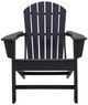 Signature Design by Ashley® Sundown Treasure Black Outdoor Plastic Adirondack Chair-1