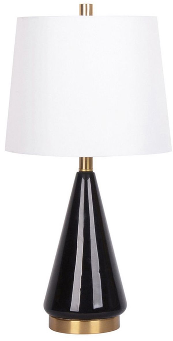 Signature Design by Ashley® Ackson 2-Piece Black/Brass Table Lamp Set-1