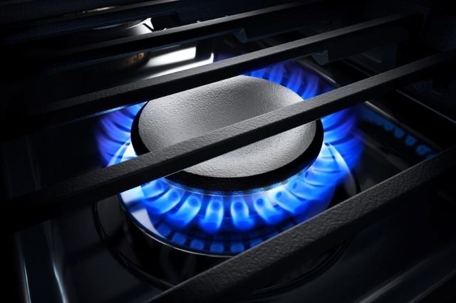 JennAir® NOIR™ 30" Stainless Steel Freestanding Dual Fuel Natural Gas Range-5