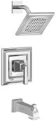 American Standard Town Square® S Polished Chrome Tub and Shower Trim Kit with Water-Saving Showerhead and Lever Handle-0