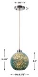 Uttermost® Gemblue Aqua Mini Pendant Light-2