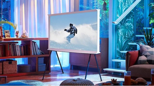 Samsung The Serif 55" 4K Ultra HD QLED Smart TV-4