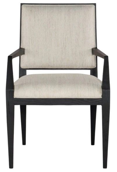Hooker® Furniture Linville Falls Linn Cove Remington Porcelain/Shadow Upholstered Dining Arm Chair-1