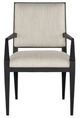 Hooker® Furniture Linville Falls Linn Cove Remington Porcelain/Shadow Upholstered Dining Arm Chair-1