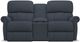 La-Z-Boy® Briggs Navy Power Reclining Loveseat with Headrest and Console-0