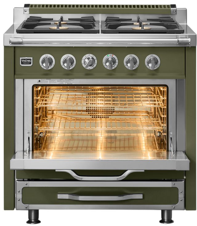 Viking® Tuscany 36" Martini Pro Style Dual Fuel Range-1