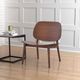 Zuo® Modern Priest Walnut Lounge Chair-4