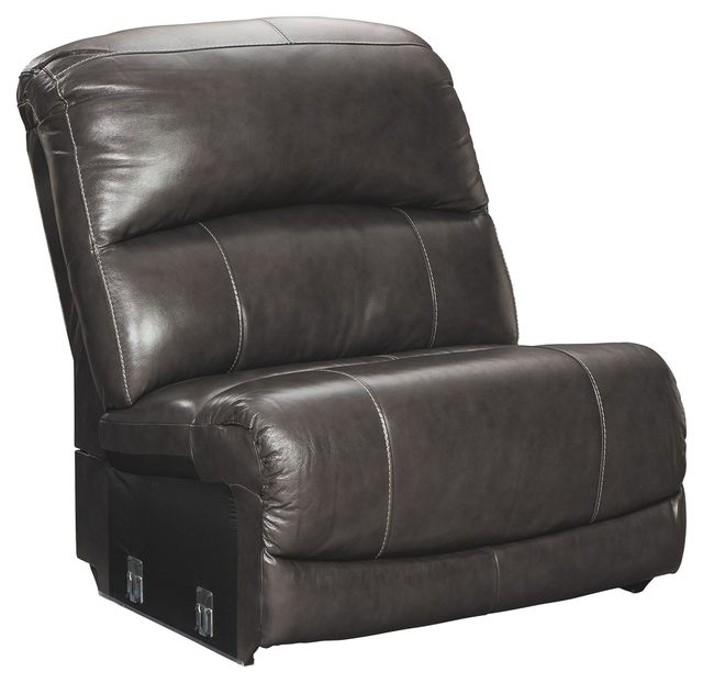 Signature Design by Ashley® Hallstrung 6-Piece Gray Power Reclining Sectional-4