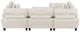 Homelegance® Robstown 4-Piece Beige Modular Sectional with Ottoman-5