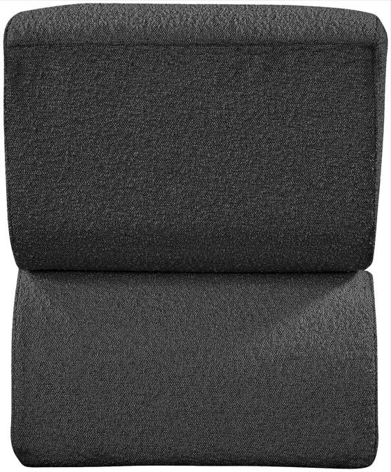 Meridian Furniture Desiree Black Boucle Fabric Accent Chair-3
