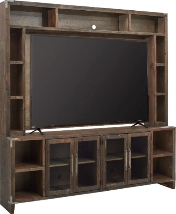 aspenhome® Quincy Brindle 97" Console and Hutch-0
