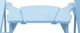 C.R. Plastics Sky Blue Arm Table-1