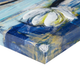 Olliix by INK+IVY Ocean Breeze Blossom 4 Piece Blue Gel Coat Printed on Canvas Set-2