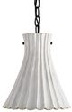 Currey & Company Jazz White Crackle Pendant Lighting-0