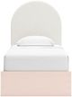 Signature Design by Ashley® Wistenpine Blush Twin Upholstered Storage Panel Bed-1
