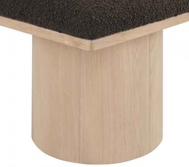Meridian Furniture Pavilion 6-Piece Brown/Natural 54" Modular Bench Set-4