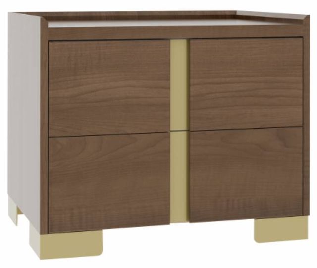 Country View Woodworking Verrado 28" Metal Legs Nightstand-0
