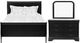 American Wholesale Furniture Louis Philippe 3-Puiece Ebony Queen Bedroom Set-0