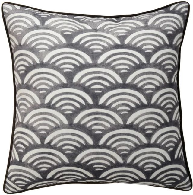 Stylecraft Norman Wyatt Home Black/White 24" Designer Pillow-0