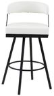 Homelegance® Crowley White Pub Swivel Chair-4
