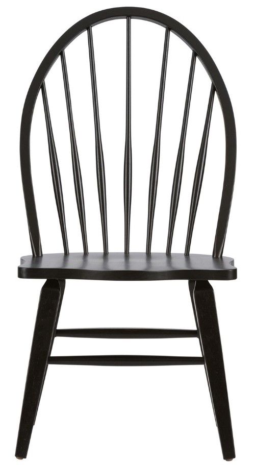 Liberty Furniture Hearthstone Ridge Black Windsor Back Side Chair-2
