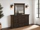 International Furniture Direct Desire Deep Brown Dresser-1