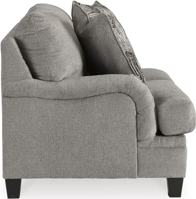 Benchcraft® Davinca Charcoal Loveseat-3