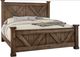 Artisan & Post by Vaughan-Bassett Cool Rustic Mink King Panel Bed-0