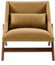 Olliix by INK+IVY Mustard Yellow/Pecan Boomerang Accent Chair-0