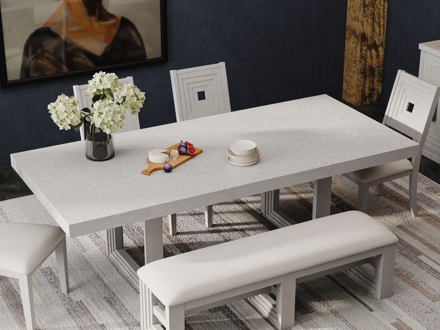 Snowfall Dining Set, Dining Bench Free!-2