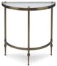 Century® Thomas O'Brien Glass Top Side Table with Metal Base-0