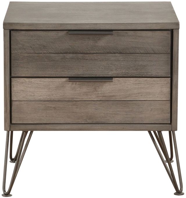 Homelegance® Urbanite Dark Bronze/Gray Nightstand-2