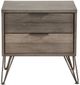 Homelegance® Urbanite Dark Bronze/Gray Nightstand-2
