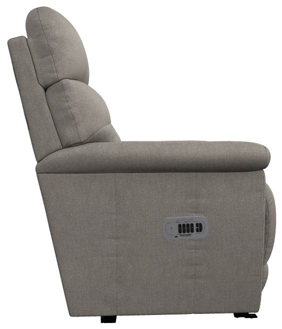 La-Z-Boy® Fulton Smoke Power Wall Recliner with Headrest and Lumbar-3