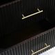 Stylecraft Ebony Stain and Gold Sideboard-3