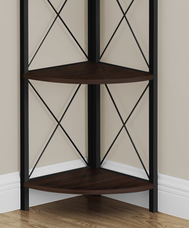 Monarch Specialties Inc. Black/Espresso Bookcase-1