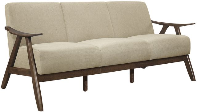 Mazin Furniture Damala Light Brown/Walnut Sofa-1